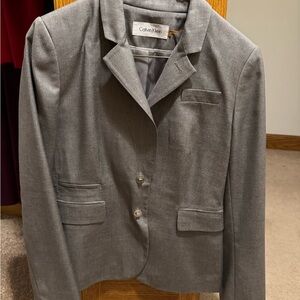 Calvin Klein Women's Charcoal Blazer